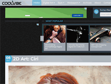 Tablet Screenshot of coolvibe.com
